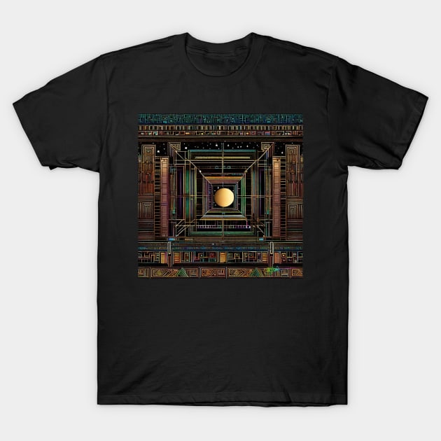 Psychedelic Apocalypse Eclipse Dreams 127 T-Shirt by Benito Del Ray